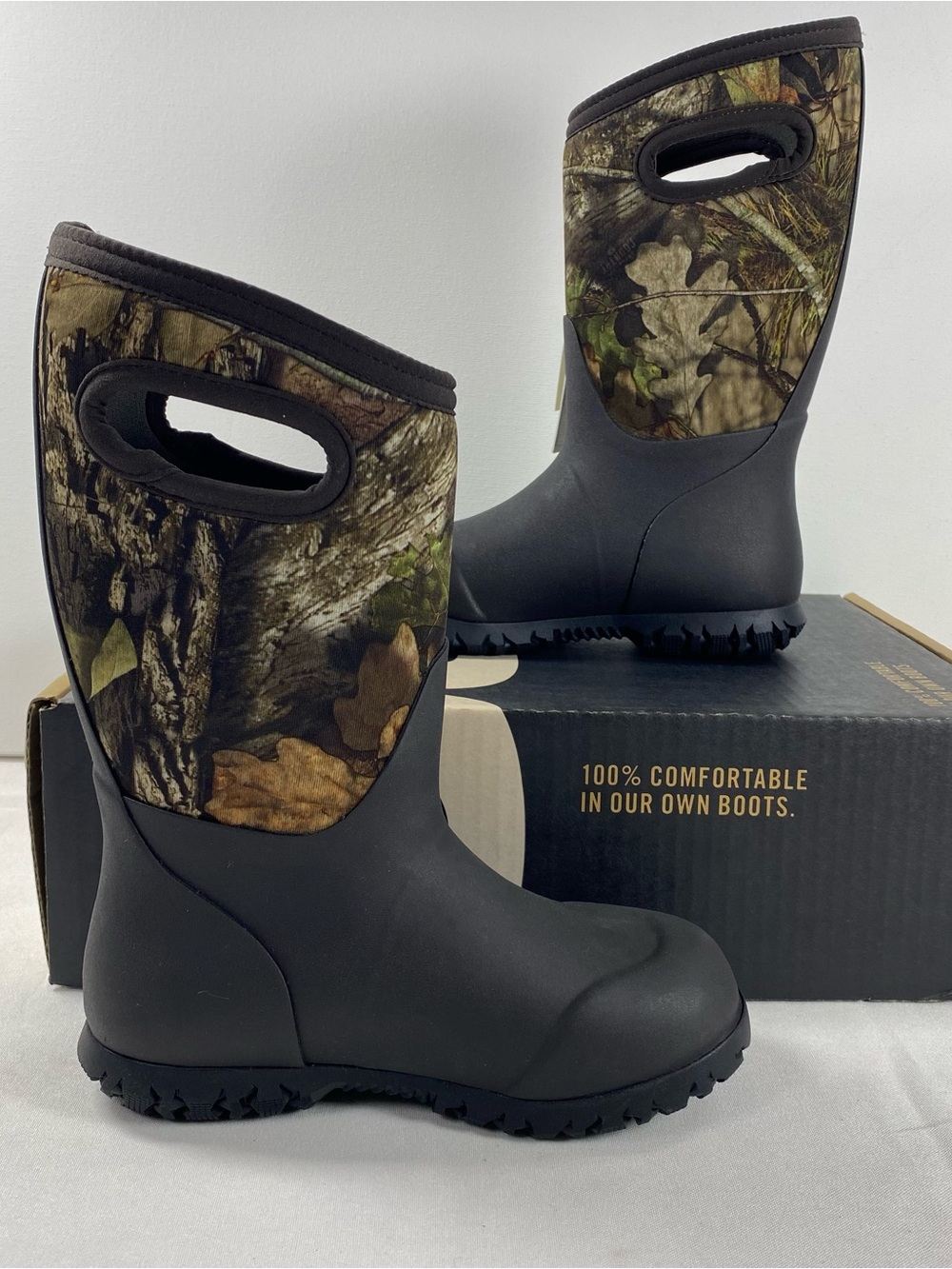 BOGS K York Camo Kids 12 Mossy Oak Waterproof Neo-Tech Winter Boots NWT